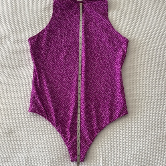 Fendi x Skims Collab Bodysuit Colorado Purple Womens Large One piece - Picture 11 of 11
